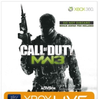 12 + 2 månad Xbox Live Gold-medlemskap + Modern Warfare 3